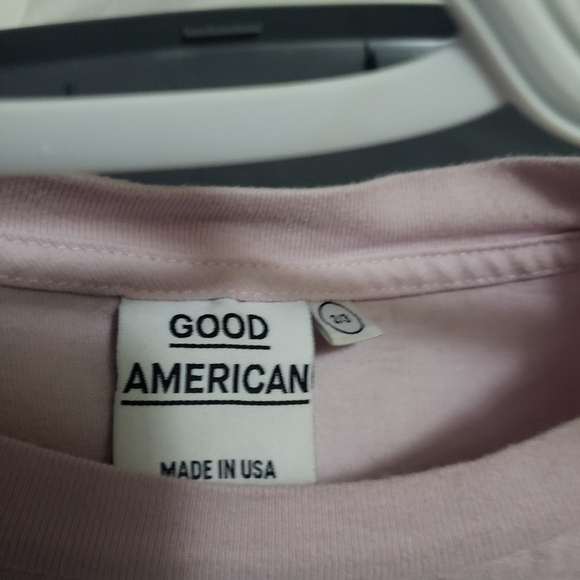 Good American Long Pink T-Shirt - Picture 4 of 4